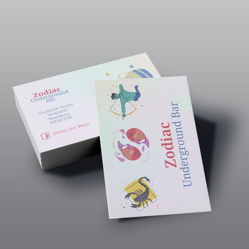 Pearl Business Cards - Zodiac Bar